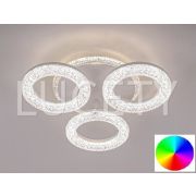 люстра GLX-23513-3H-84W-WH+RGB  (1шт)