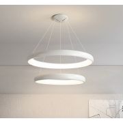 Светодиодный светильник GLD-23804-2-D600+D400-130W-WH (1шт)